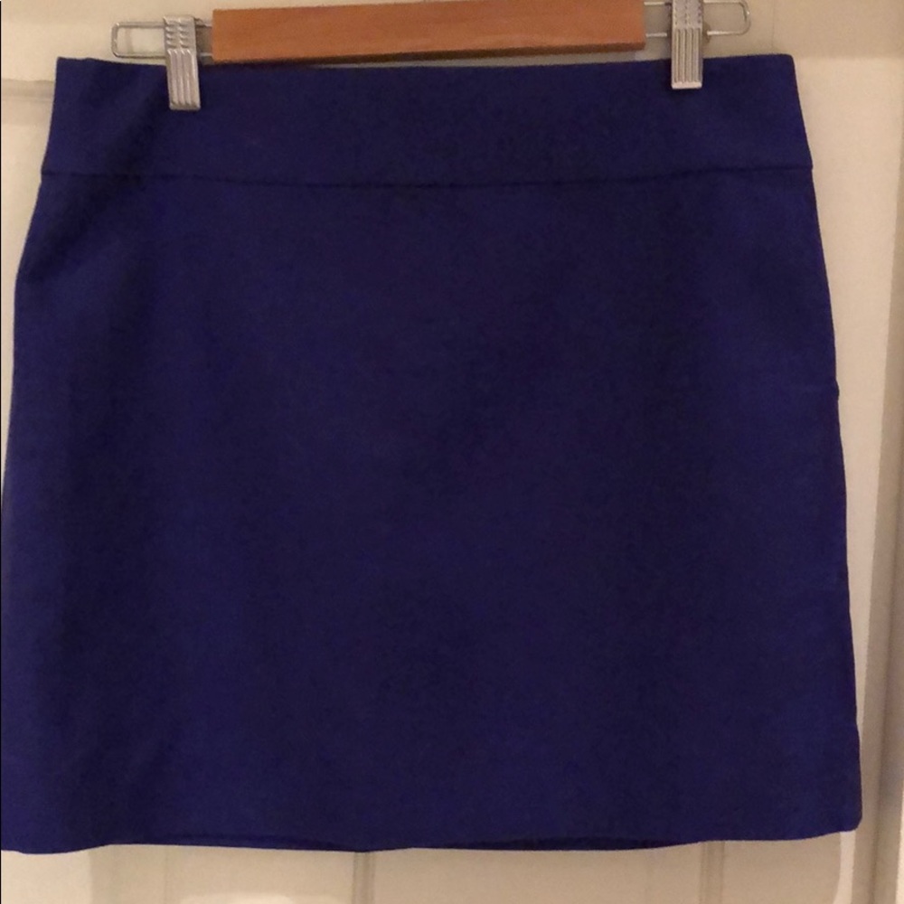 J Crew Royal Purple Mini Skirt Size 4